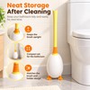 Silicone Toilet Brush for Deep Cleaning – Flexible Corner-Cleaning Brush