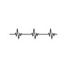 Temporalis® Heartbeat Tattoo, Vegan and Waterproof, EU Certified, Lasts 1-2