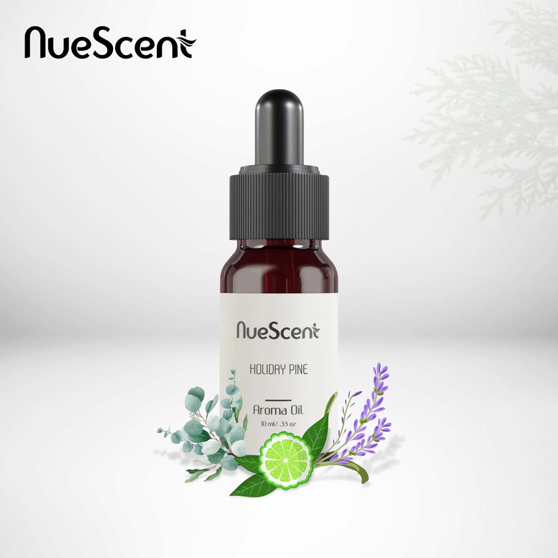 NueScent Holiday Pine Aroma Oil for Scent Diffusers - 10