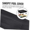 Mipcase Cover with Drawstring Durable Square Pool Canopy UV Resistant