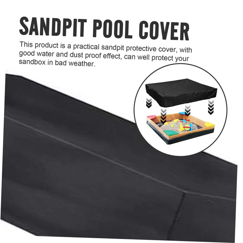Mipcase Cover with Drawstring Durable Square Pool Canopy UV Resistant