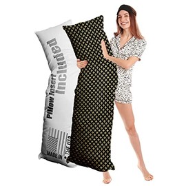 maizi Body Pregnacy Pillow 20 x 54 inch Soft Body Pillows with Removable Cover, Image of Seamless Decorative Pattern USA Made