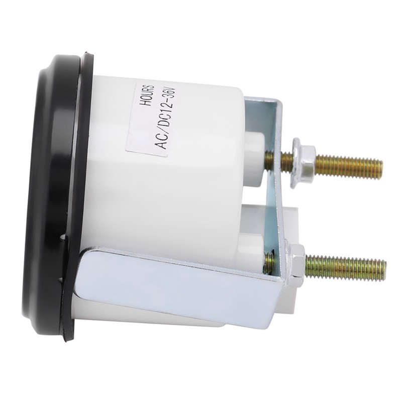 12‑36V DC AC 6 Digit Accurate Round Quartz Hour Meter