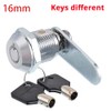 Bohaner Cam Lock 16mm Drawer Cabinet Locking Mailbox Lock Security