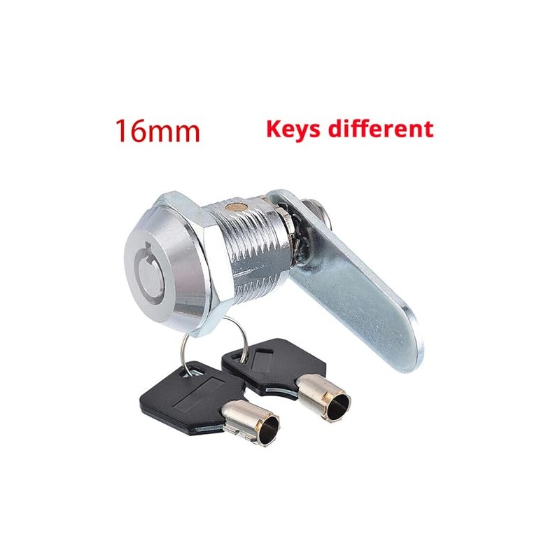 Bohaner Cam Lock 16mm Drawer Cabinet Locking Mailbox Lock Security