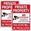 No Trespassing Signs Private Property, Violators Will Be Prosecuted