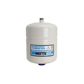 Watts PLT-5 - 2.1-Gallon Potable Water Expansion Tank, 3/4" Male Connection w/ Stainless Steel Inlet, Steel, Butyl Diaphragm, Maximum Pressure 150 psi