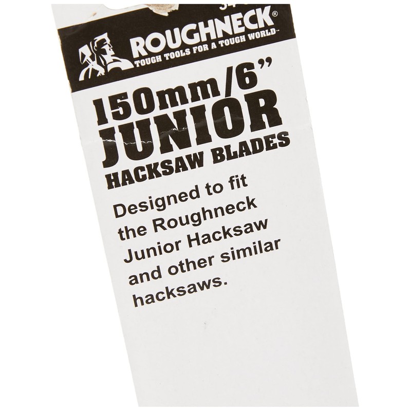 Roughneck ROU34360 Junior Hacksaw Blades ,black- 10 Pack 150mm/6"