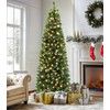 DWVO 6 FT Pre-Lit Slim Pencil Fraser Fir Artificial Christmas