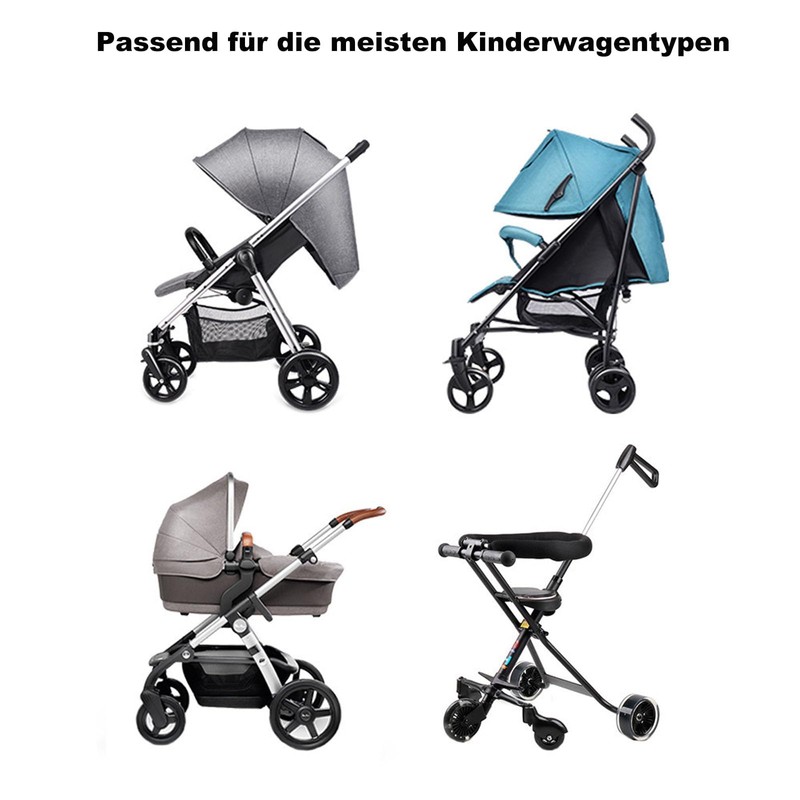 ViWaVee Pram Hooks, Velcro Hook Pram for Changing Bag, Handbags,