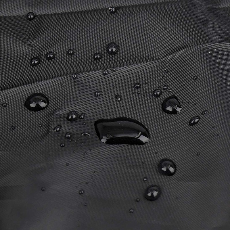 X AUTOHAUX M Black Motorcycle Half Cover Outdoor Waterproof Rain