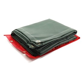 Bonfire Sheet, Large, 6.6 ft (2 m), Bonfire Sheet, 3.3 ft (1 m), Campfire, BBQ, Fireproof, Heat Resistant, Flameproof, Fireproof, Kitchen, Non-Flammable, Lawn Protection (3.3 x 3.3 ft (1 x 1 m), Green)