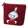 Marushin Moomin 1425023300 Moomin Fluffy Red Character Accessory Storage Cosmetics