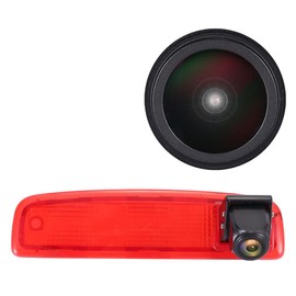 HD Caravan Reversing System Brake Light Reversing Camera Roof Camera Parking Aid with Angle Adjustable Compatible with Renault Dacia Third Brake Light Dokker Logan MCV Express Box