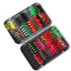 100pcs Fly Fishing Flies Kit Dry Wet Fly Fishing Flies
