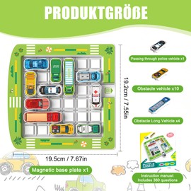 Parking Games - Logic Games from 6 Years, Car Toy Storage Game Logic Game with 360 Levels, Thinking Logic Puzzle Games from 3 4 5 6 7 8 Years, Children's Toy Family Game Travel Game Patience Maze Game