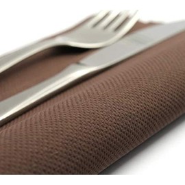 CHIC 50 Napkins Softpoint 38 x 38 cm Brown