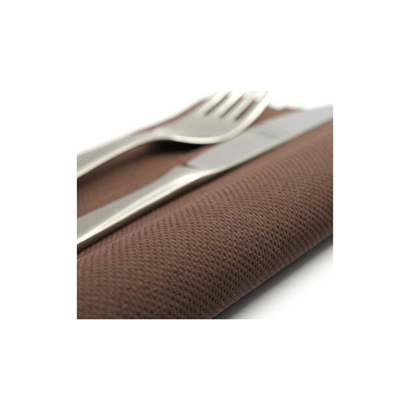 CHIC 50 Napkins Softpoint 38 x 38 cm Brown