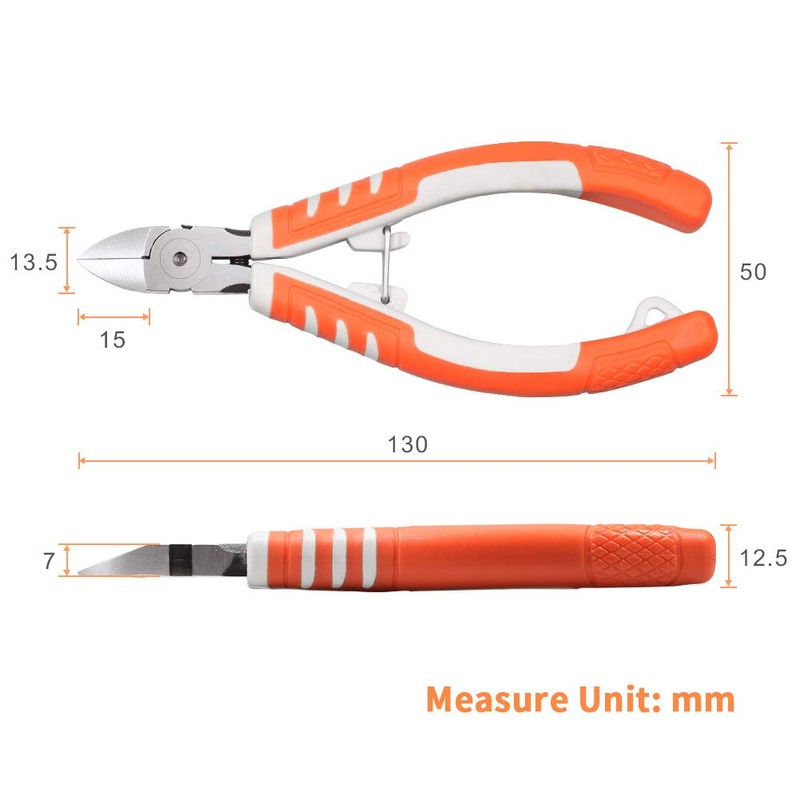 SPEEDWOX Plastic Nipper, Precision Nipper for Plastic Models, Mini Nipper,