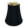 Royal Designs True Bell Lamp Shade, Black, 3.5 x 6