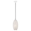 Livex Lighting 49101-80 1 Light Nordic Gray Pendant