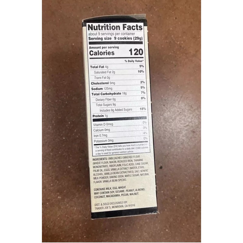 Trader Joe's 4 🤎 Boxes Trader Joe's Vanilla Cookie Thins