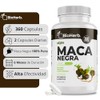 BioHerb® | Maca Negra 100% Pura con 360 Capsulas, Extremadamente