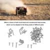 RC Screw Kit Stainless Steel Half Round Head Countersunk Head