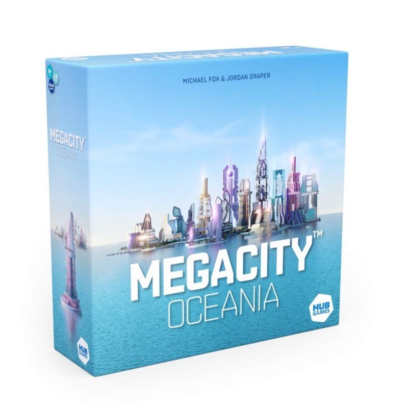 Hub Games HUB Megacity Oceania Board Game, Multicolor