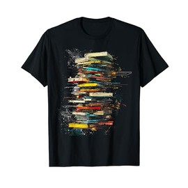 Book Abstract Art Drawing Painting Graphic Book T-Shirt