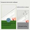 Electrostatic Wall Protective Film - Clear Contact Paper Roll ,