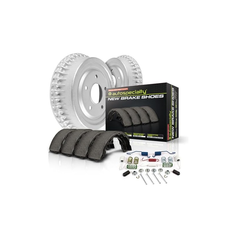 Power Stop Brake Drums and Brake Shoes Kit For 2003-2008