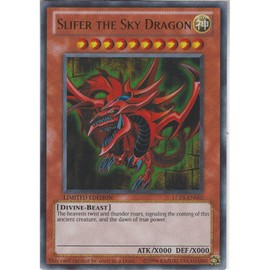 YuGiOh LC01-EN002 Limited Ed Slifer The Sky Dragon Ultra Rare Card - (Legendary Collection Single Card)