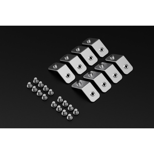 GuineaLoft™ O2 Bracket Set - 2-Hole Obtuse Angle (120 Degree)