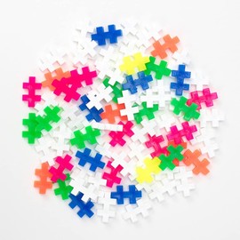 PLUS PLUS – Mini Maker Tube – Unicorn – 70 Piece, Construction Building STEM | STEAM Toy, Interlocking Mini Puzzle Blocks for Kids