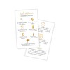 Lash Extension Aftercare Instructions Cards | 50 Pack | Size