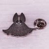 Cool Black Bat Cat Brooch Enamel Pin badge for Backpacks