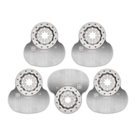 FEIN 63903245230 Cutter Blade Sl Mushroom (5 Pack), Colour Coded