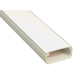 Kable Kontrol Wall Cord Cover Cable Raceways – 60” Length – 1.25” Width – 0.43” Height – 20 Pc/Pack | Paintable White PVC | TV Wire Concealer | Plastic Wire Conduit