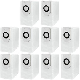 Replacement Disposable Dust Bag Compatible with Eureka J12 Ultra/NER J12 Ultra Robot Vacuum Bags (10 Pack)