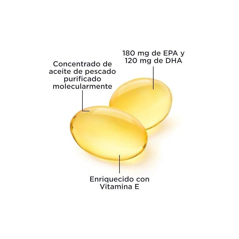KAL Omega 3 (60 Cápsulas de gel) de aceite de