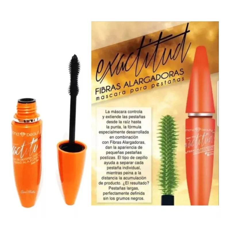 Diamond Beauty Rímel Diamond Beauty Exactitud Fibras Alargadoras