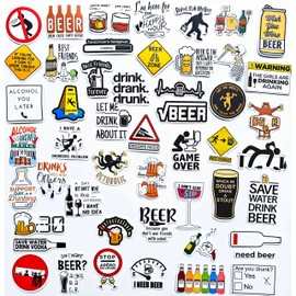 Funny Beer Sticker Cool Beer Fridge Stickers Alcohol Prank Beer Decals for Cooler Drink Drunk Graphics for Adults