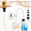 Kitchen Hack Under Sink Dish Soap Dispenser with 47" Tube