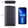 VISOUL Leather Long Zipper Cash Wallets for Men with RFID