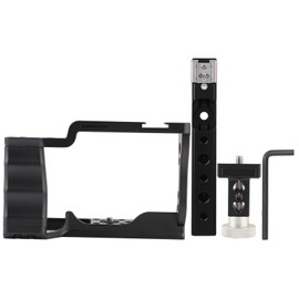 Photography Shooting Aluminium Alloy Camera Cage with Detachable Handle for M50 Mirrorless Camera