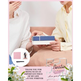 COJOSQC Acrylic Block Puzzle Decorations, Thoughtful Bestie Gifts for Women, Unique Birthday, New Year, Christmas, and BFF Gifts for Friends, Friendship, Work Bestie & Best Gift Ideas for Women