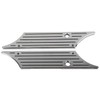 XFMT Chrome Billet Saddlebag Latch Cover For Harley Road King