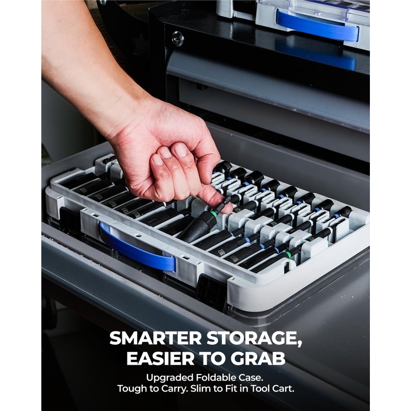 toolant Impact Magnetic Nut Driver Set, 38pcs Impact Driver Bit