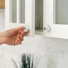 Brosay 6 Pcs Ceramic Cabinet Knobs Vintage Round Door Knobs